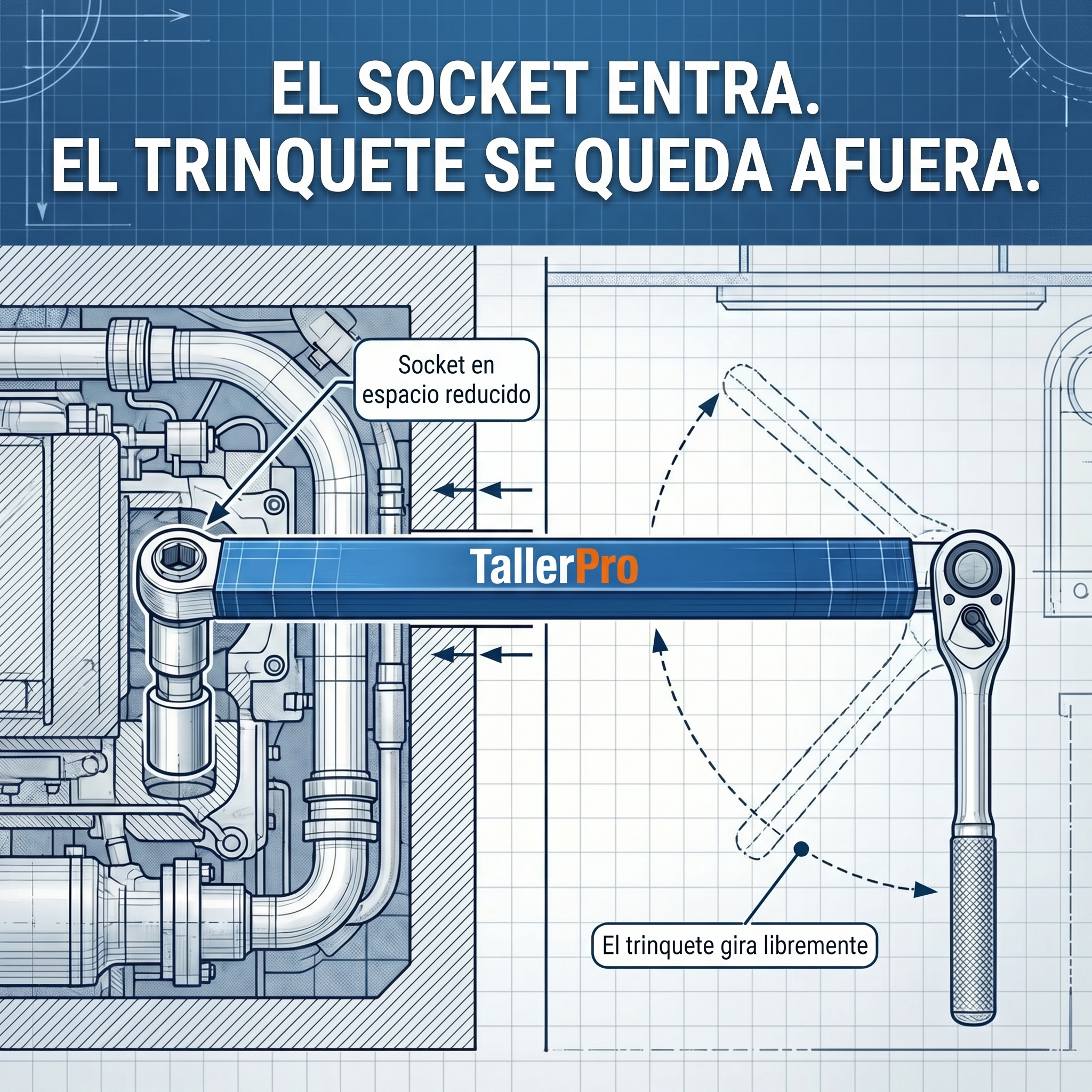 TallerPro - Llave de extensión con desplazamiento